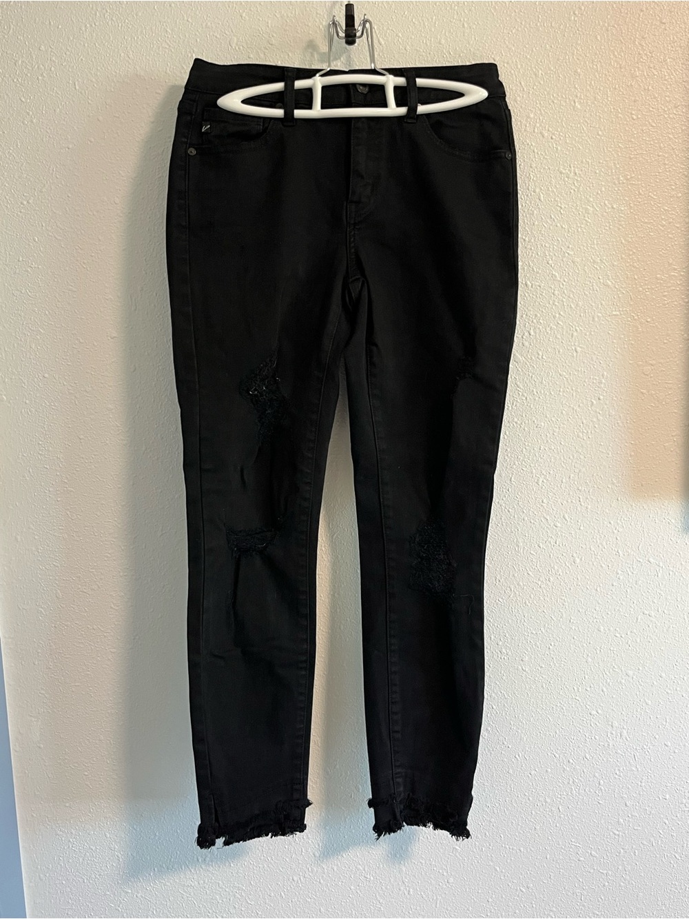 KanCan Black Skinny Distressed Women's Jeans Size 7/27